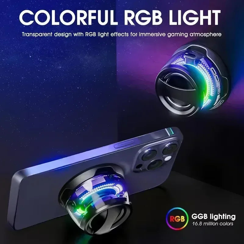 G200 Bluetooth 5.3 Portable Speaker RGB Lighting Magnetic Speaker BT5.3 Mini Sound Box 7 Hours Playback Phone Holder Speaker