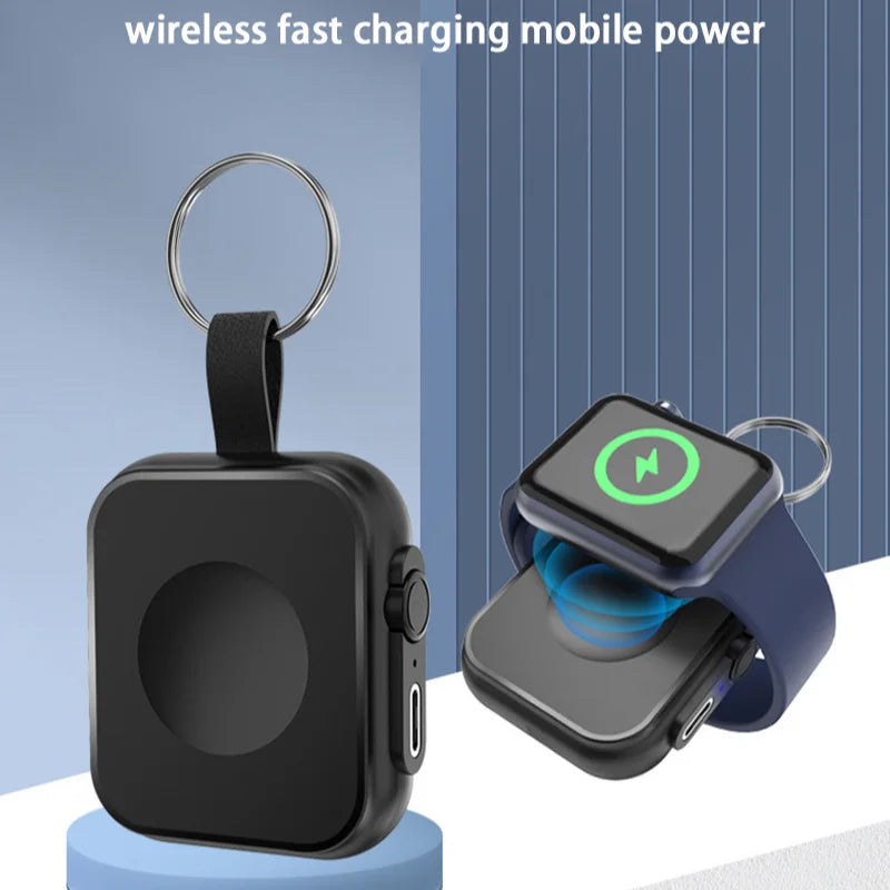 Mini Magnetic Wireless Power Bank 1200Mah for Apple Watch Series Type C L Cable Fast Charger Portable Mobile Power Bank 2026