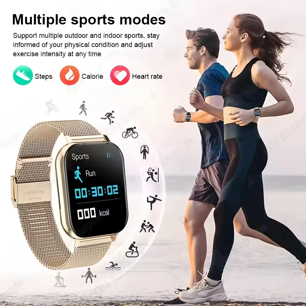 New Smartwatch Men Women 2.02 Amoled BT Call GPS Tracker NFC Sport Waterproof Heart Rate Smart Watch Fitness Tracker Ht30
