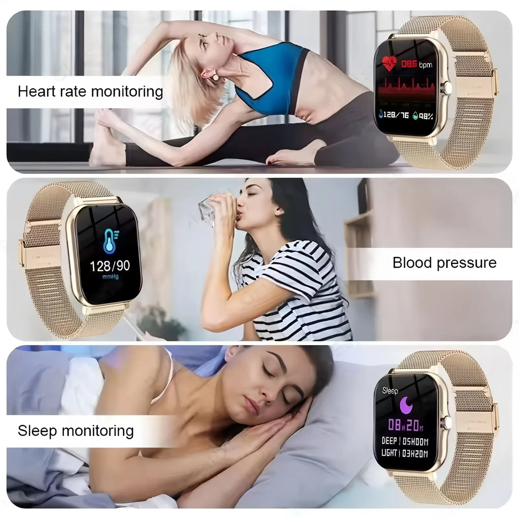 New Smartwatch Men Women 2.02 Amoled BT Call GPS Tracker NFC Sport Waterproof Heart Rate Smart Watch Fitness Tracker Ht30