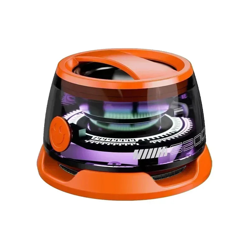 G200 Bluetooth 5.3 Portable Speaker RGB Lighting Magnetic Speaker BT5.3 Mini Sound Box 7 Hours Playback Phone Holder Speaker