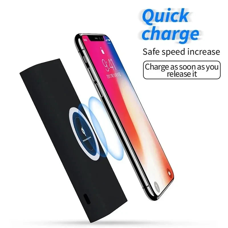 200000Mah Power Bank Two-Way Wireless Fast Charging Power Bank Portable Charger Type-C External Battery for Iphone