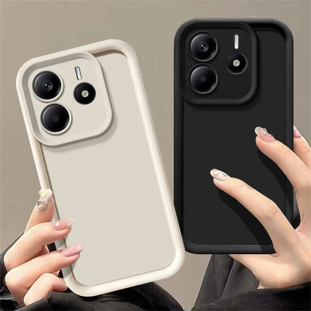 Luxury Silicone Phone Case for Xiaomi Redmi Note14 4G Case Redmi Note 14 5G Phone Case Note14 4G Matte Back Cover