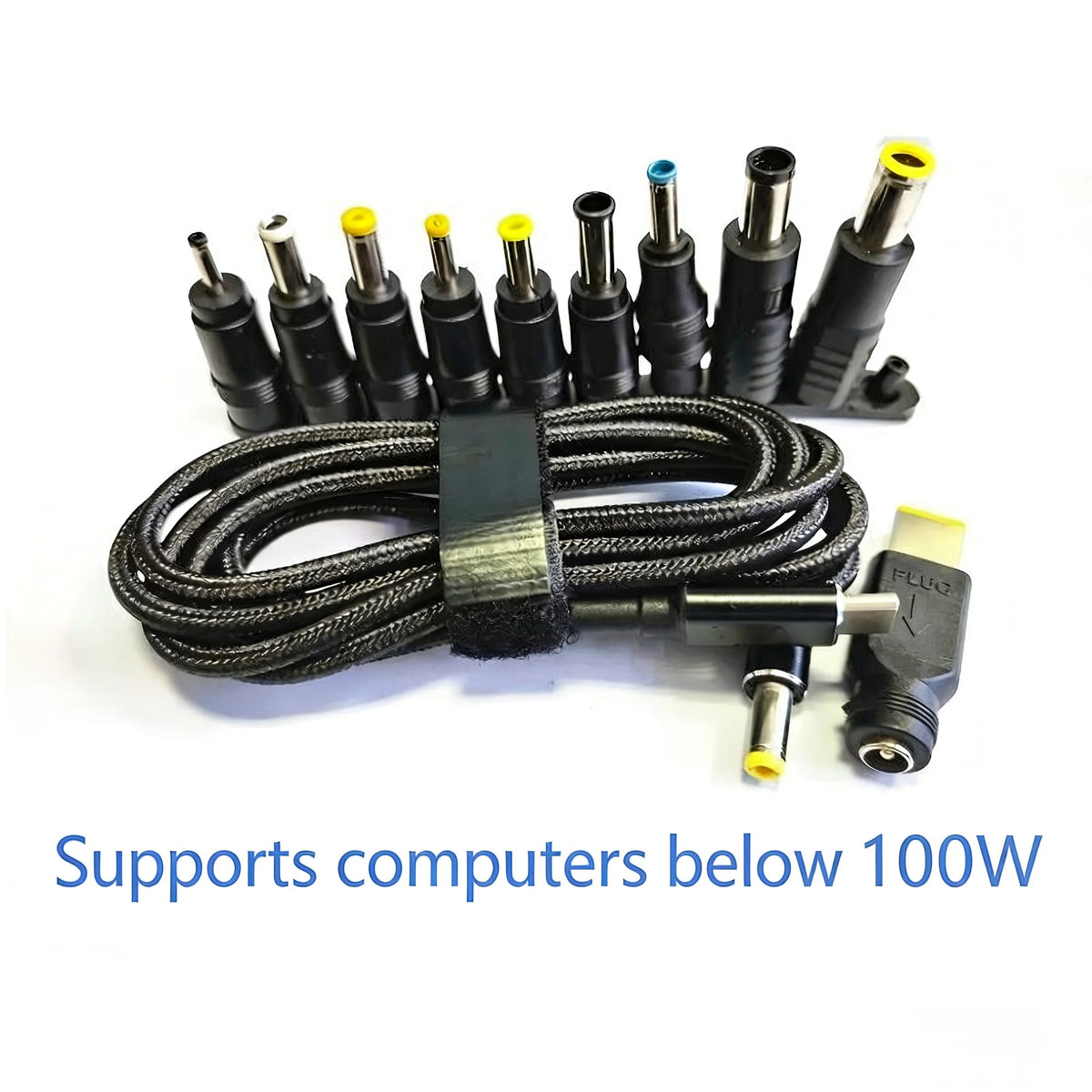 100W Type-C DC Power Adapter, USB-C Fast Charging Cable for Lenovo Asus HP Acer Laptop