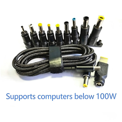 100W Type-C DC Power Adapter, USB-C Fast Charging Cable for Lenovo Asus HP Acer Laptop