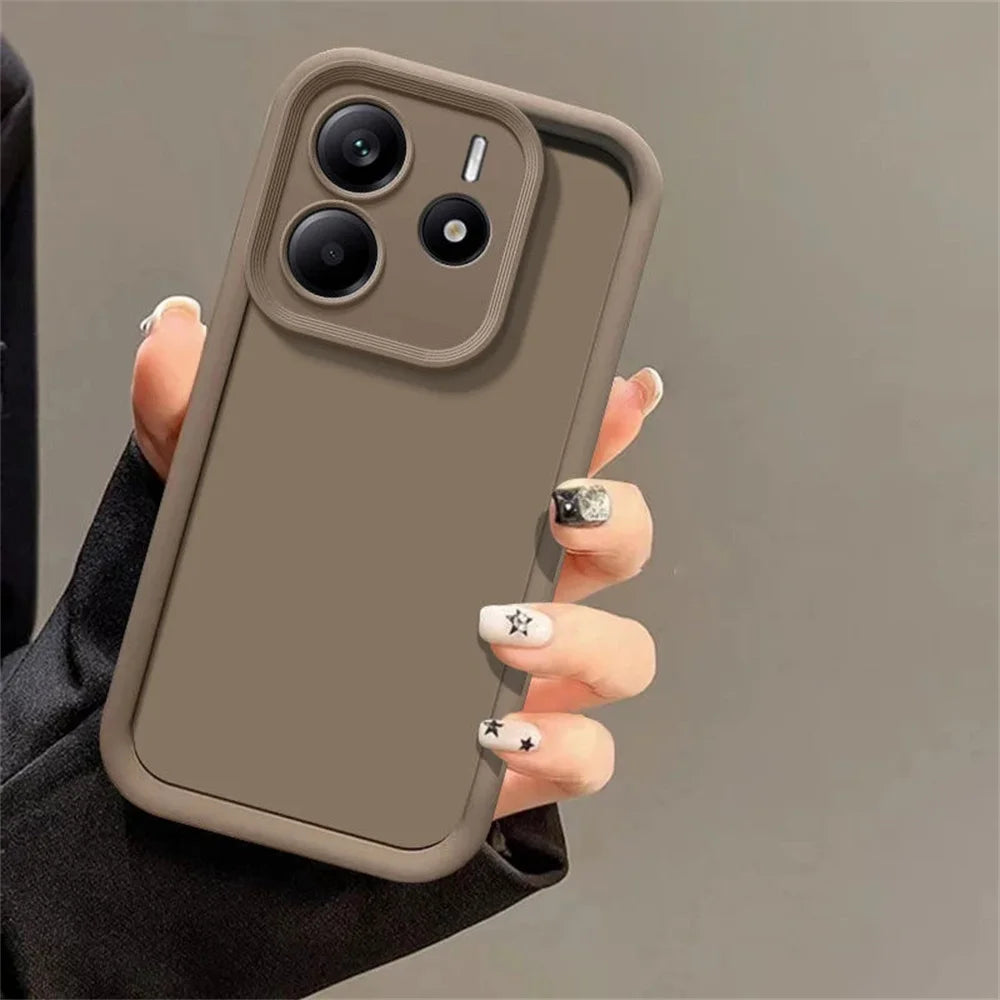 Luxury Silicone Phone Case for Xiaomi Redmi Note14 4G Case Redmi Note 14 5G Phone Case Note14 4G Matte Back Cover