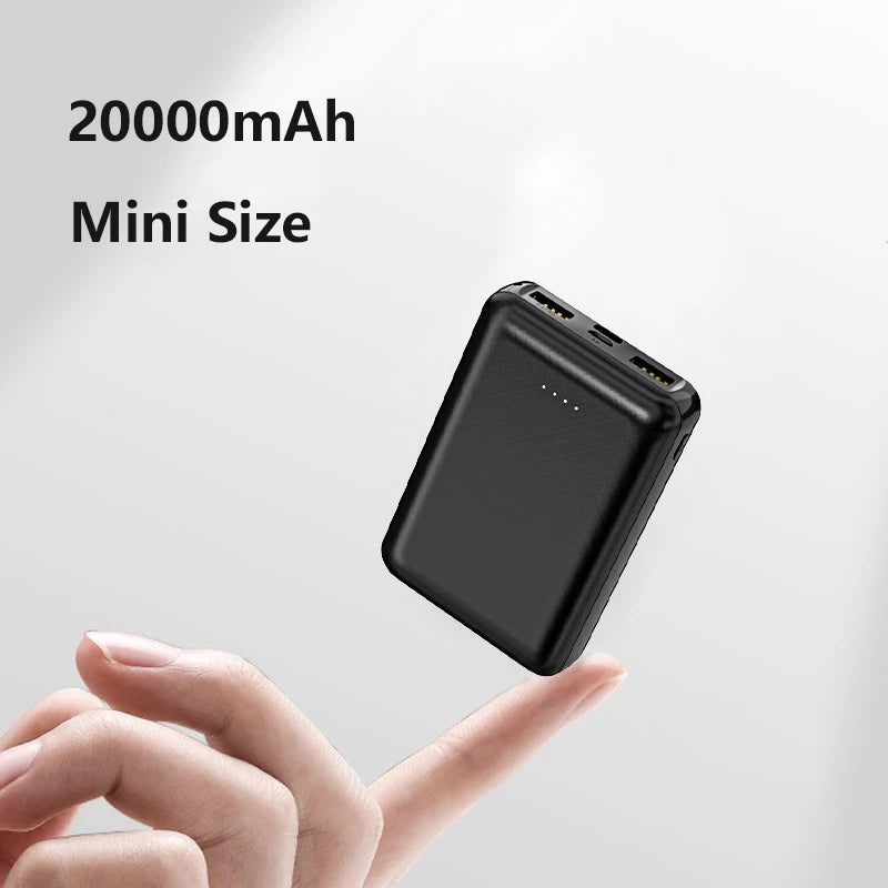 Mini Power Bank 20000mAh 5V 2A Portable Charger for Heated Vest Jacket Power Bank for Xiaomi Mi iPhone Air Conditioning Clothing