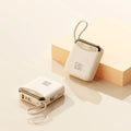 Mini Portable 120W Power Bank 20000mAh Built-in Cable Digital Display Super Fast Charging External Battery Powerbank