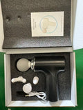 Portable Massage Gun with 4 Interchangeable Heads & LED Display - Full Body Percussion Massager for Deep Muscle Relaxation