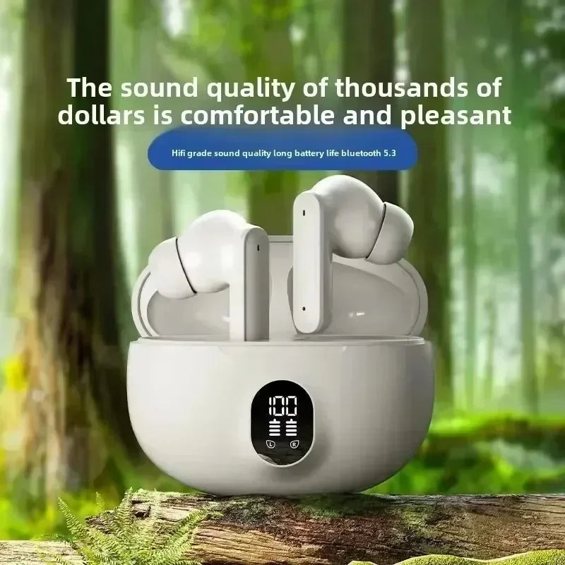 TWS Bluetooth Earbuds Bluetooth Earphones Wireless HeadphonesDurable Bluetooth Headsets Feature Reinforced Cables for Longevity