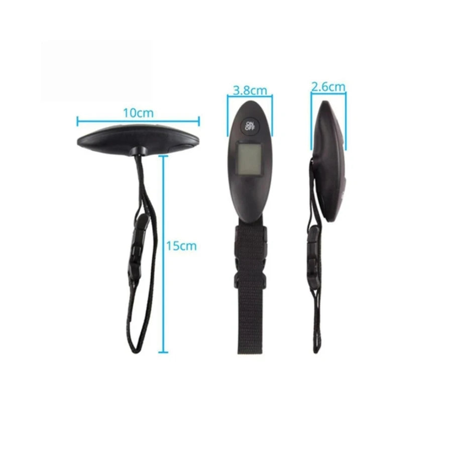 40kg/100g Portable Luggage Scale High Precision Travel Digital Hanging Scales With Webbing Belt LCD Digital Electronic Luggage
