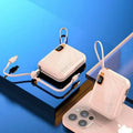 Portable Mini Power Bank, 66W, 20000mAh, Built-in Cable, PD20, Super Fast Charging, Compact, New