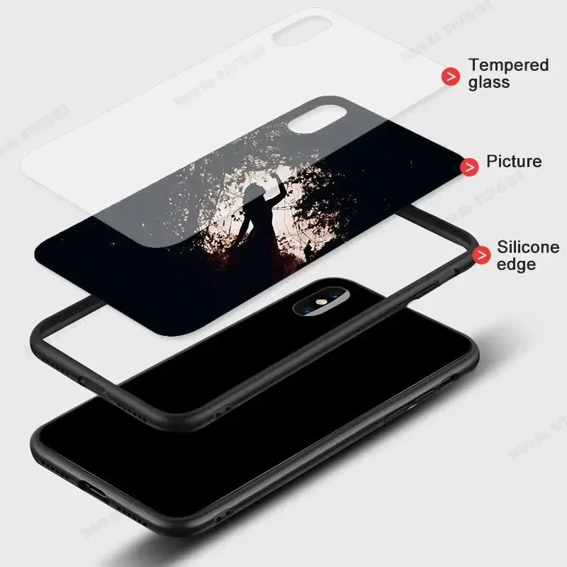 DIY Photo Phone Case for iPhone 18Pro 17 Pro Max Air 16 Plus 15Pro 14 13 12 Custom Personalized Picture Silicone Glass Cover