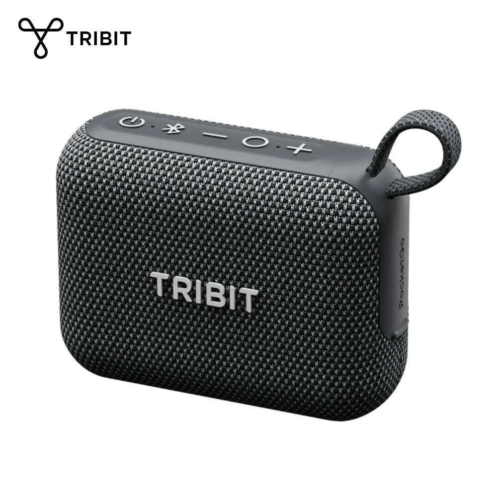 Tribit PocketGo Portable Bluetooth Speaker IP68 Waterproof BT6.0 Built-in Mic TWS APP EQ for Outdoor Pool Party Camping Travel