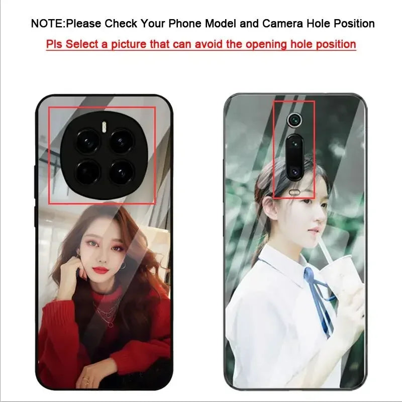 DIY Photo Phone Case for iPhone 18Pro 17 Pro Max Air 16 Plus 15Pro 14 13 12 Custom Personalized Picture Silicone Glass Cover