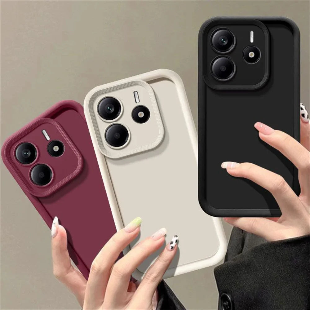 Luxury Silicone Phone Case for Xiaomi Redmi Note14 4G Case Redmi Note 14 5G Phone Case Note14 4G Matte Back Cover