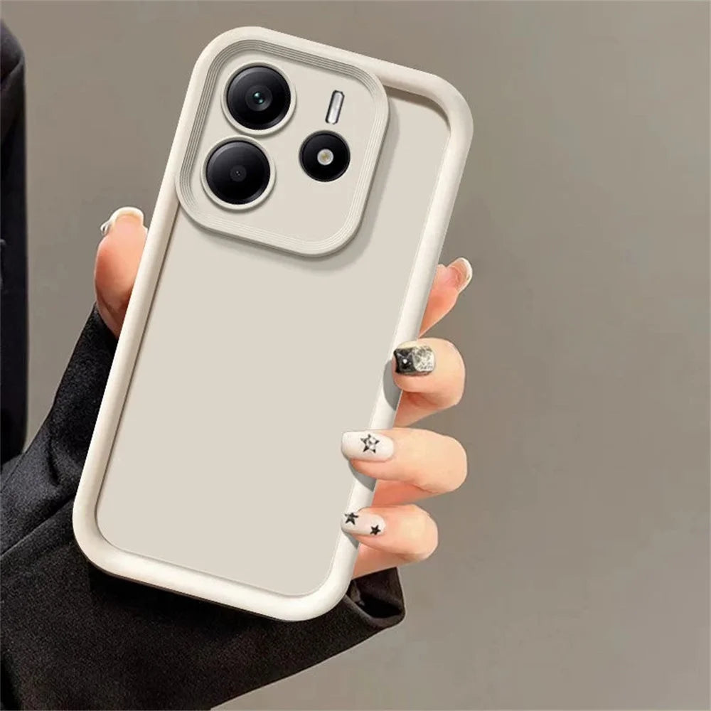 Luxury Silicone Phone Case for Xiaomi Redmi Note14 4G Case Redmi Note 14 5G Phone Case Note14 4G Matte Back Cover