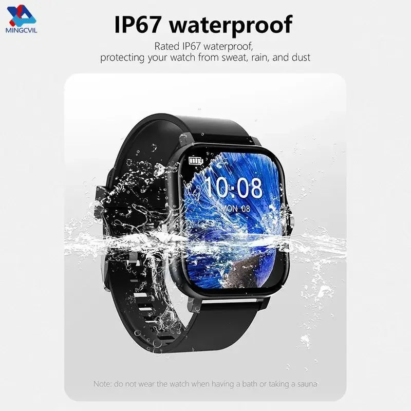 Sports Smart Watch Fitness Clock Health Monitor Waterproof Smartwatch Wireless Call Watches for Xiaomi IOS Men Women