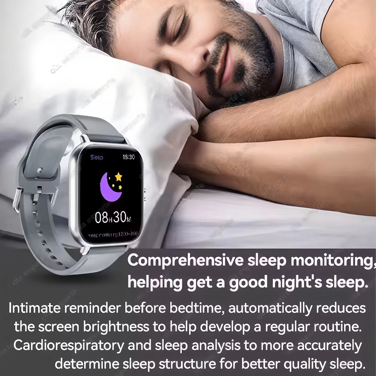New Smartwatch Men Women 2.02 Amoled BT Call GPS Tracker NFC Sport Waterproof Heart Rate Smart Watch Fitness Tracker Ht30